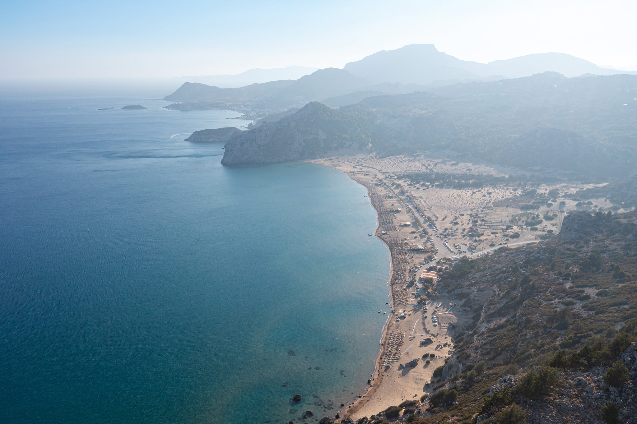 Tsambika Beach, Kolympia, Rhodes